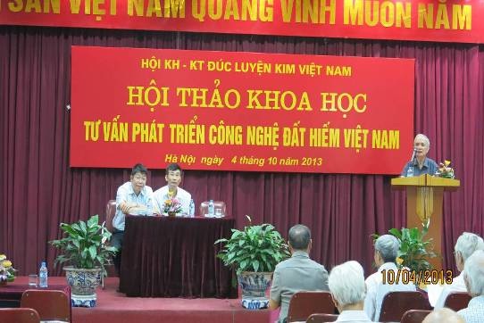 Hội thảo Khoa học Tư vấn Phát triển Công nghiệp Đất hiếm Việt Nam