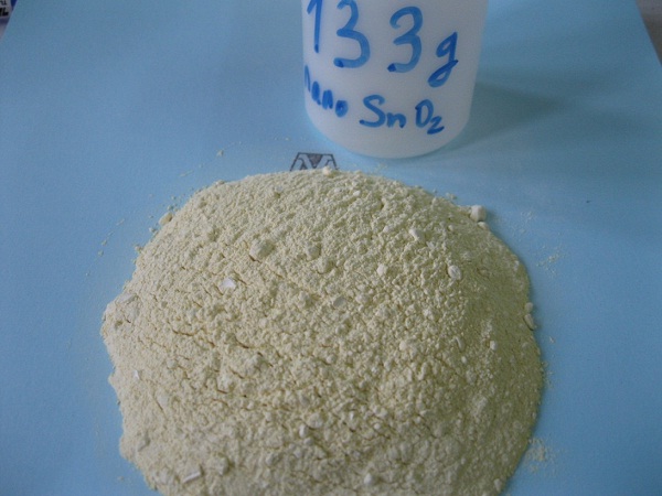 Nghiên cứu quy trình sản xuất bột oxít thiếc kích thước nano từ xỉ thải luyện thiếc