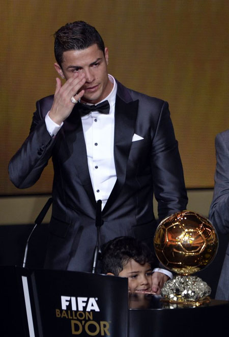 C.Ronaldo giành Quả bóng vàng FIFA 2013