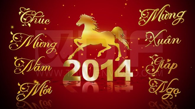 Chúc mừng năm Giáp Ngọ 2014