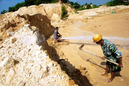 Một số kết quả nghiên cứu công nghệ tuyển  quặng đất hiếm Lai Châu