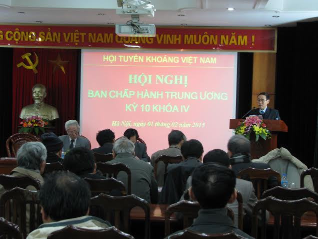 Hội nghị BCHTW kỳ X khoá IV Hội tuyển khoáng Việt Nam
