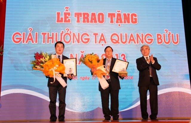 Danh sách các nhà khoa học được đề cử Giải thưởng Tạ Quang Bửu năm 2015
