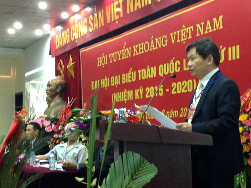 Nghị quyết Đại hội đại biểu toàn quốc lần thứ III - Hội Tuyển khoáng Việt Nam Nhiệm kỳ 2015 – 2020