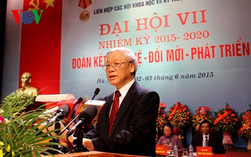 Phát biểu của Tổng Bí thư tại Đại hội Liên hiệp các Hội KH&KT Việt Nam