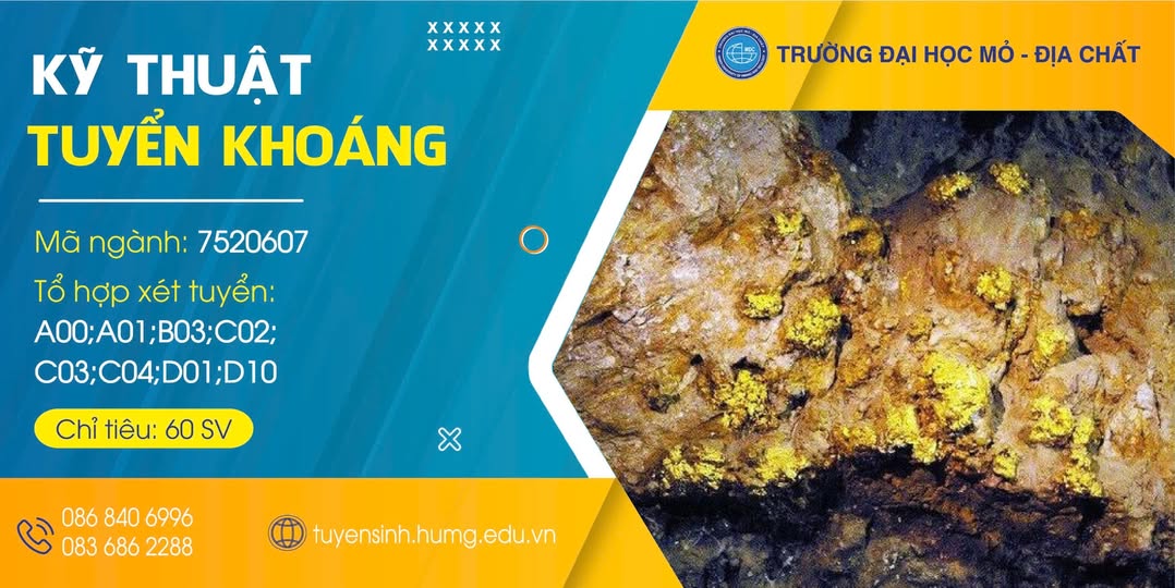 ĐÓN ĐẦU LÀN SÓNG TUYỂN DỤNG VỚI NGÀNH KỸ THUẬT TUYỂN KHOÁNG TẠI HUMG